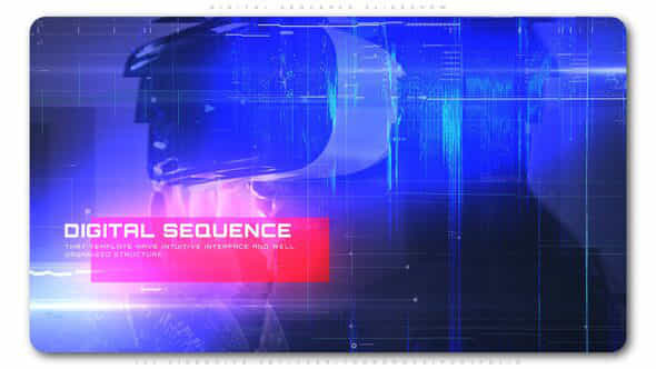 Digital Sequence Slideshow - VideoHive 23896479