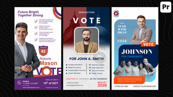 Election Posters - VideoHive 52400800