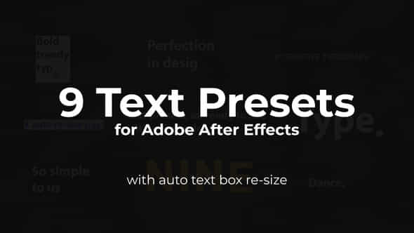 Text Presets - VideoHive 45777388