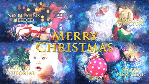 Merry Christmas SlideshowHoliday GreetingsWinter Memories - VideoHive 25032993