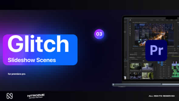 Glitch Slideshow Scenes Vol 03 For Premiere Pro - VideoHive 49742294