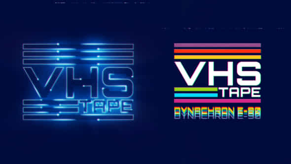 VHS Cinematic Logo - VideoHive 46724124