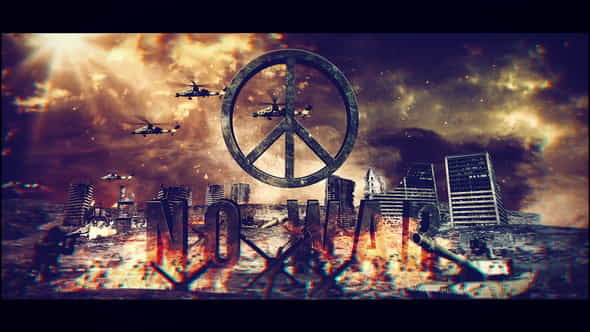 Realistic War Logo Intro - VideoHive 36413893