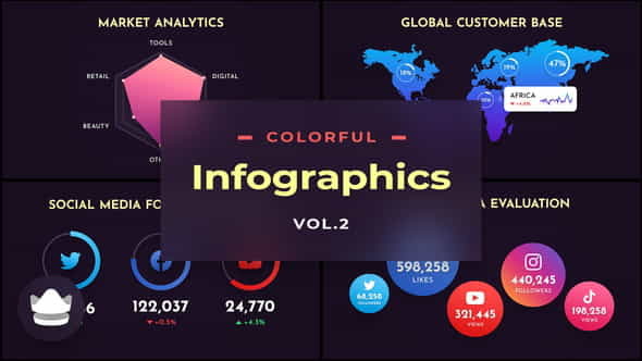 Colorful Infographics Vol.2 - VideoHive 30993196