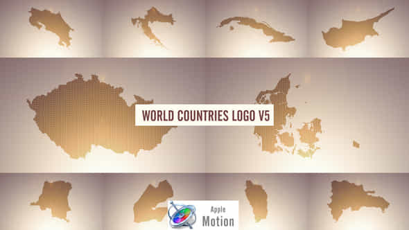 World Countries Logo - VideoHive 40824552