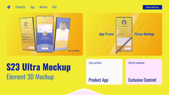 App Mockup Element - VideoHive 46358189