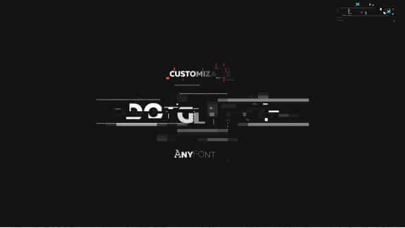 Dot Glitch | Titles Pack - VideoHive 19442189