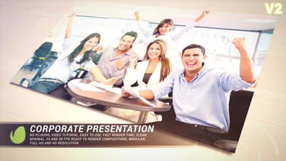 Golden Corporate Presentation - VideoHive 5486472