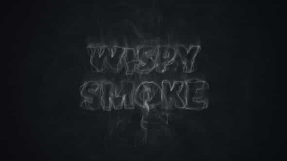 Wispy Smoke Titles - VideoHive 58444171