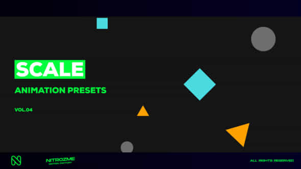 Scale Motion Presets - VideoHive 47667964