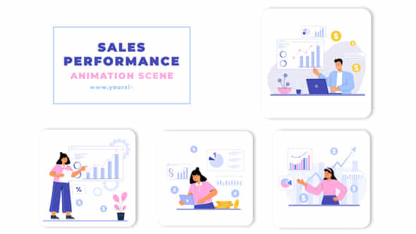 Sales Performance Animation - VideoHive 45457042