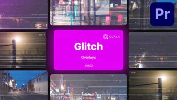 Glitch Overlays - VideoHive 48016931