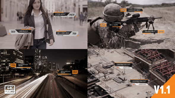 Call Outs HUD Digital - VideoHive 23958715