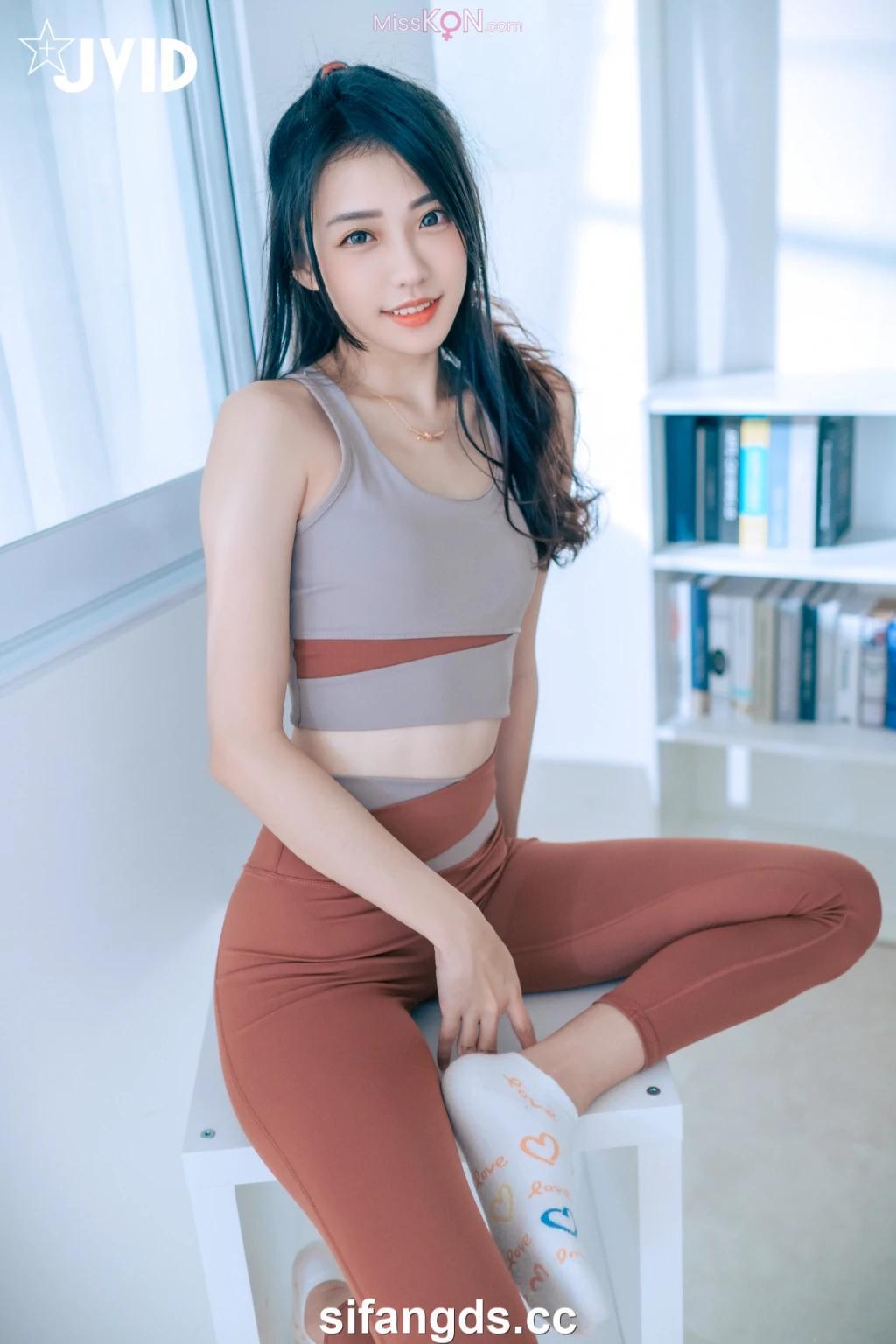 [JVID] 妍妍 Angel:【禁忌瑜珈課程】 瑜珈教練的秘密 裸體私人課程 (224 photos )(142)