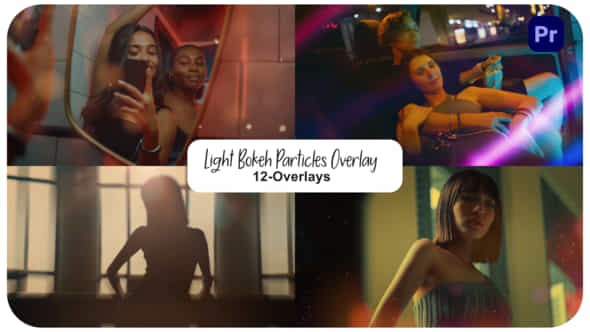 Light Bokeh Particles Overlay - VideoHive 52382649