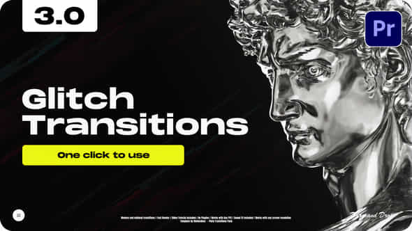 Glitch Transitions 3 - VideoHive 46854001