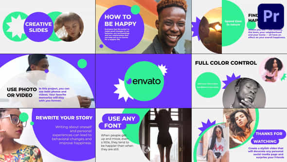 Creative Slides For Premiere Pro - VideoHive 53436066