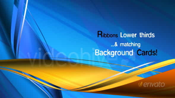 RIBBONS Lower thirdBackground - VideoHive 122867