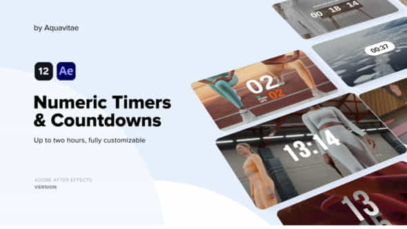Numeric TimersCountdowns - VideoHive 37263539
