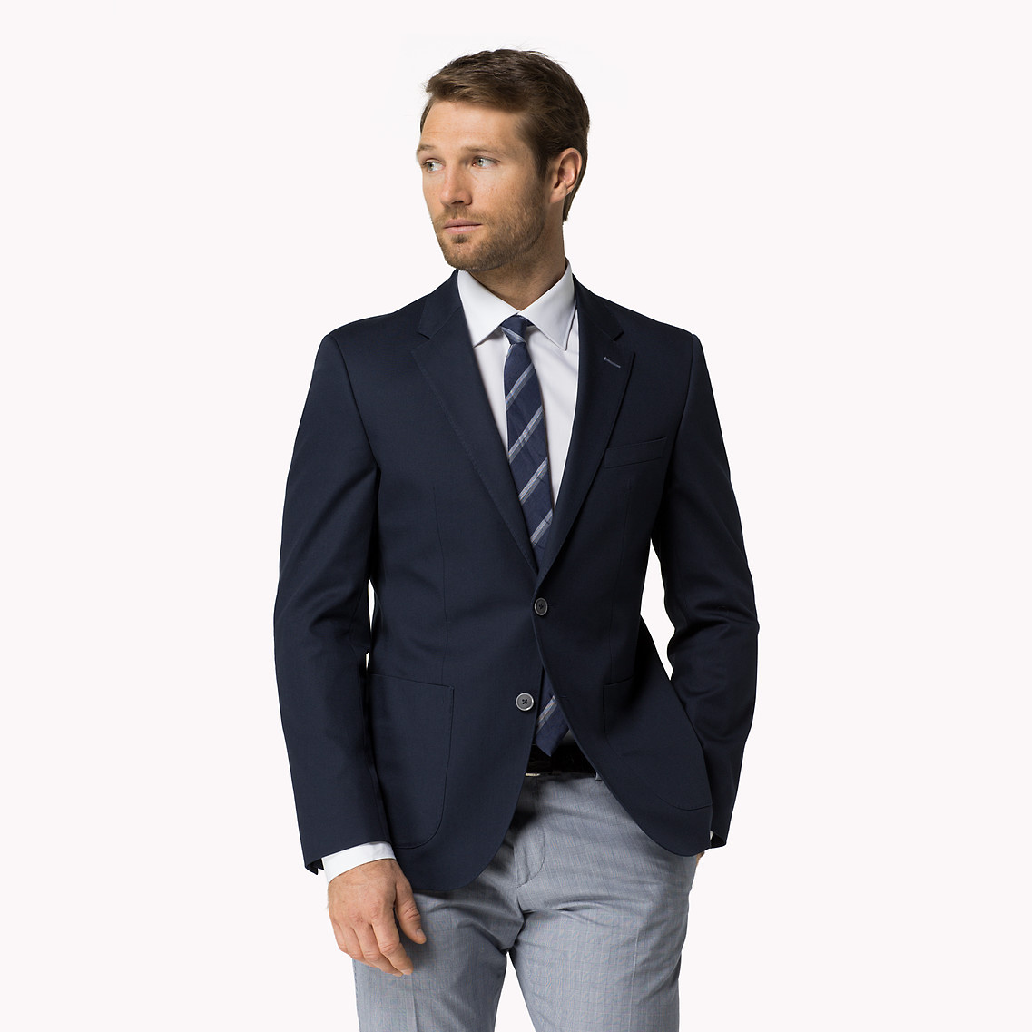 MALE MODELS IN SUITS: VINCE DICKSON for TOMMY HILFIGER