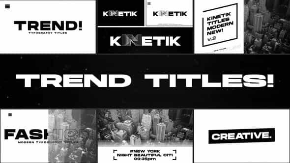 Kinetic Titles | - VideoHive 37941045