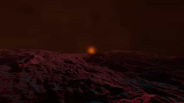 Sunrise on Planet Mars - VideoHive 29555811