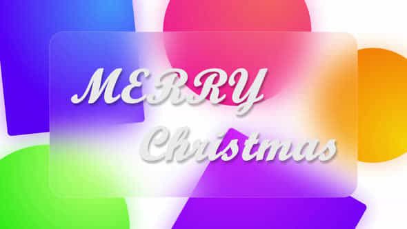 A Vibrant Christmas Greeting Card - VideoHive 52326032