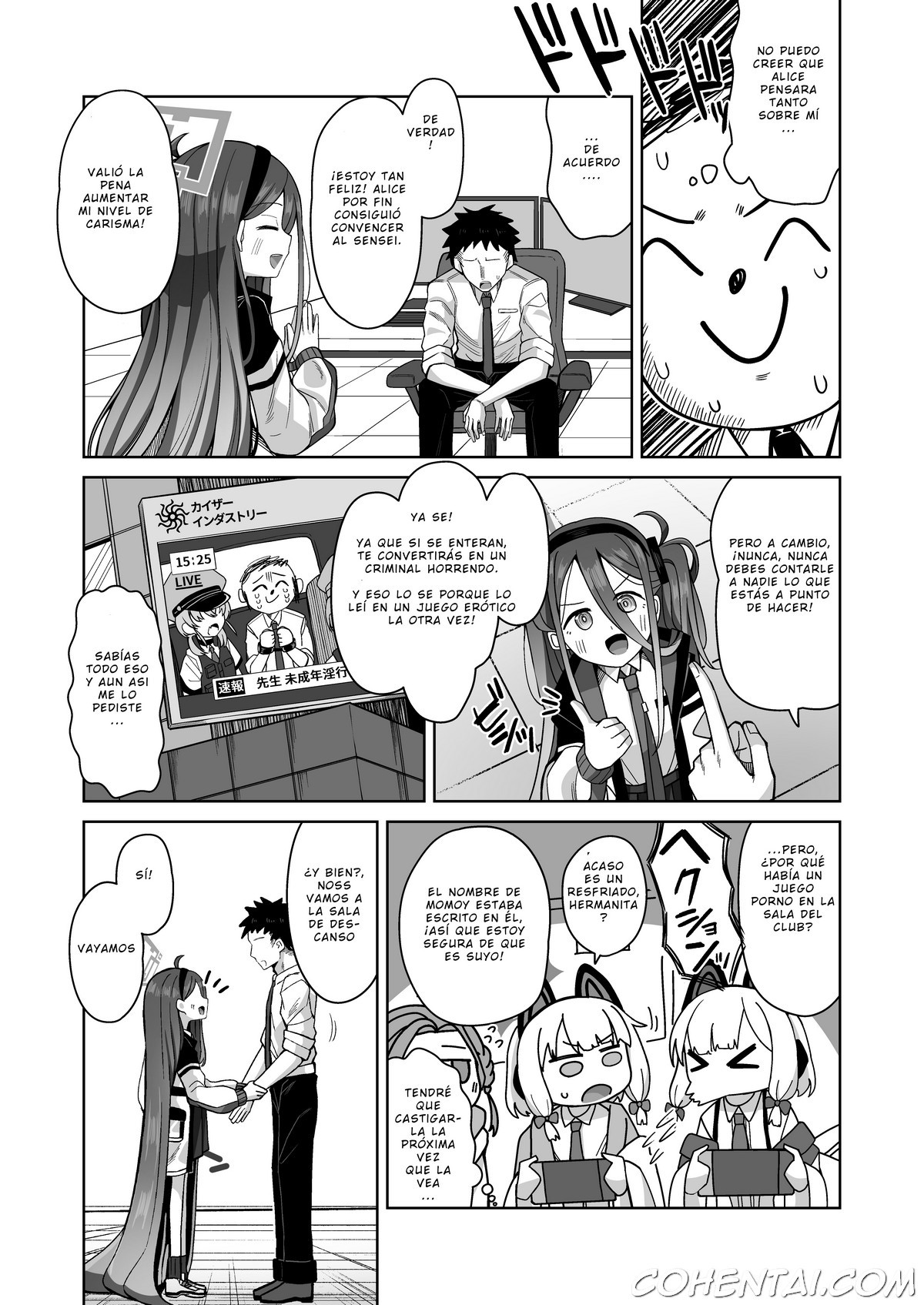 ARIS in wonderland (Blue Archive) xxx comics manga porno doujin hentai español sexo 