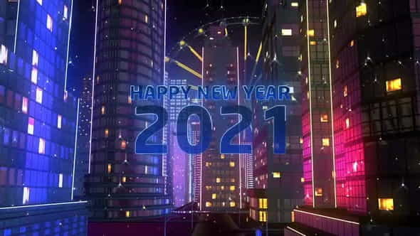 Happy New Year City - VideoHive 29760280