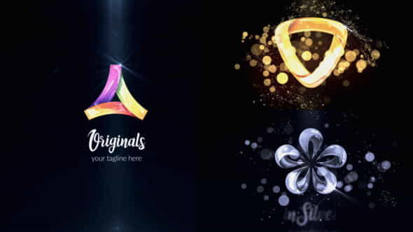 Glossy|Silver|Gold Logo Reveal - VideoHive 23882663