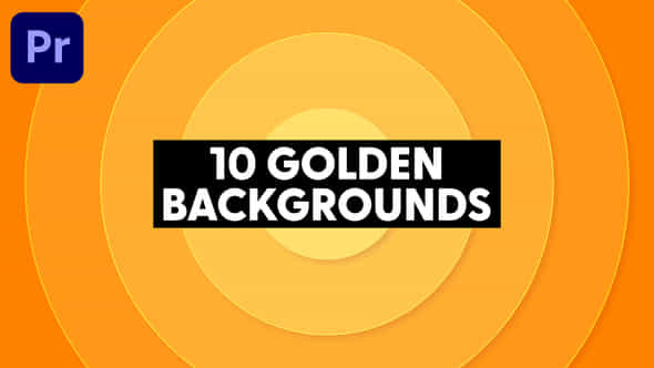 Golden Backgrounds - VideoHive 47783108