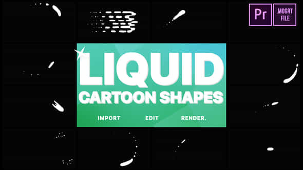 Cartoon Liquid Shapes - VideoHive 22806814