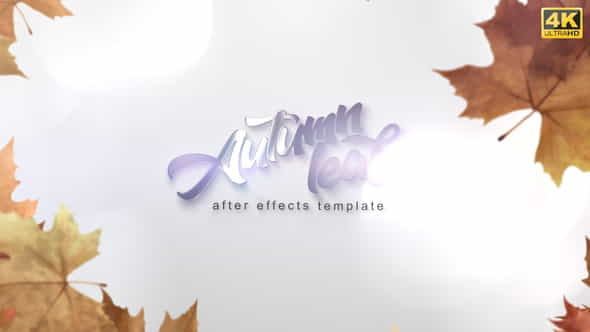 Autumn Leaf Reveal - VideoHive 28291191