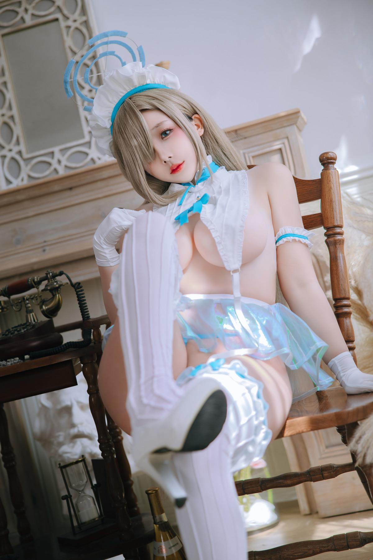 Cosplay Rinaijiao日奈娇 明日奈女仆(30)