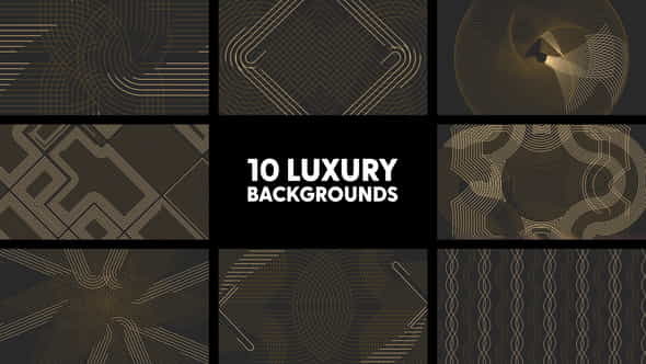 Luxury Backgrounds - VideoHive 42799931