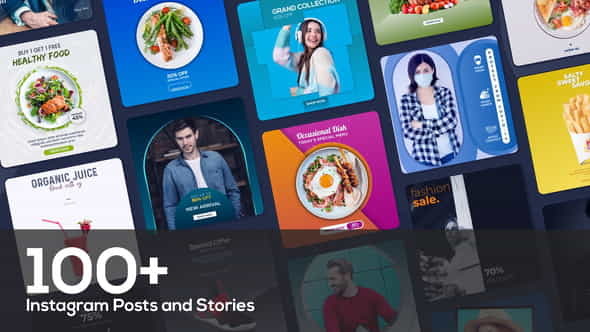 100+ Instagram Posts and Stories - VideoHive 31656287