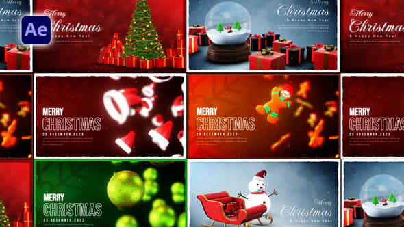 Christmas Greeting Pack - VideoHive 49536477