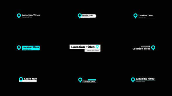 Location Titles - VideoHive 39185414
