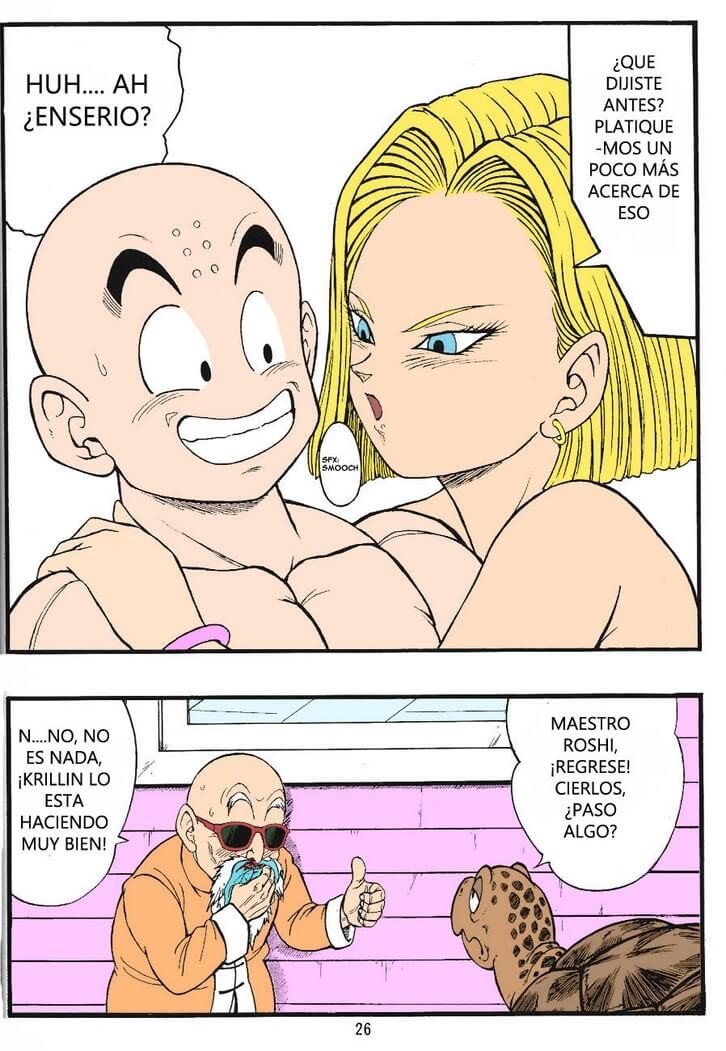 Dragon Ball H Krillin X 18 Comic Porno - 22