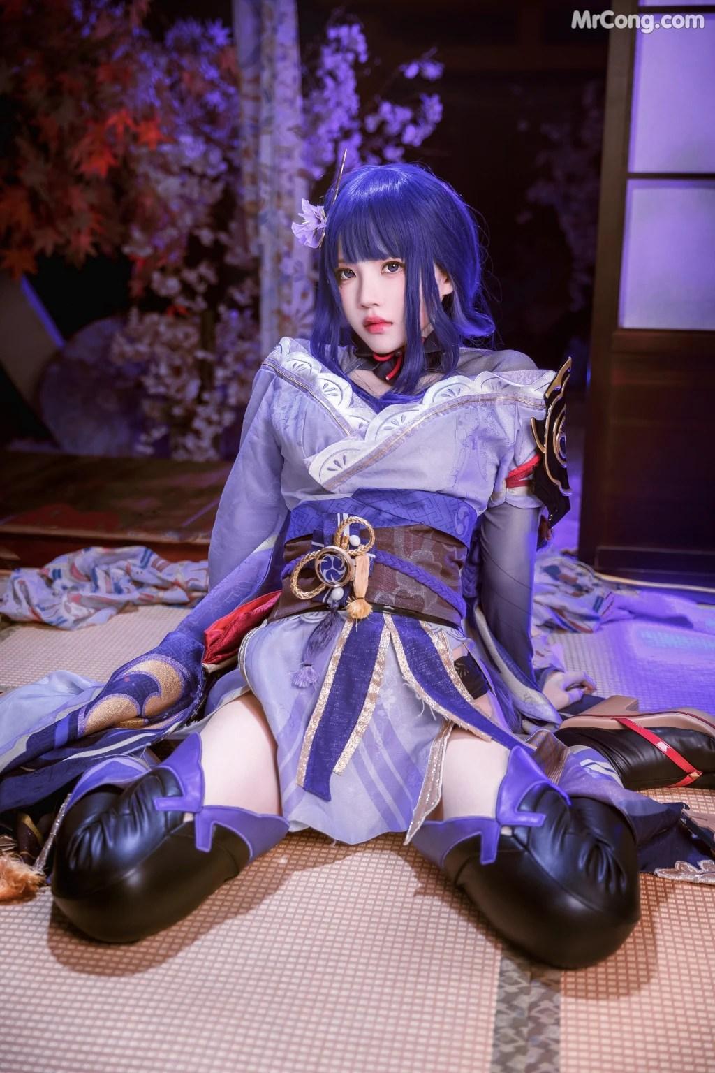 Coser@桜桃喵 Vol.139: 雷电将军+花絮 (51 photos )(44)