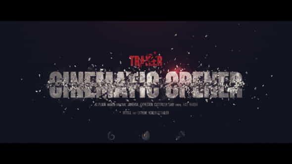 Trailer I Cinematic Opener - VideoHive 21151252