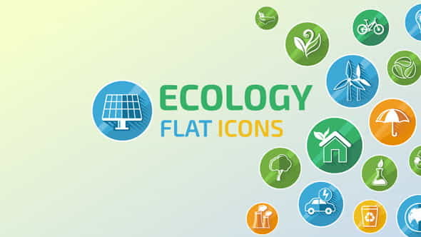 Ecology Concept Icons - VideoHive 14825637
