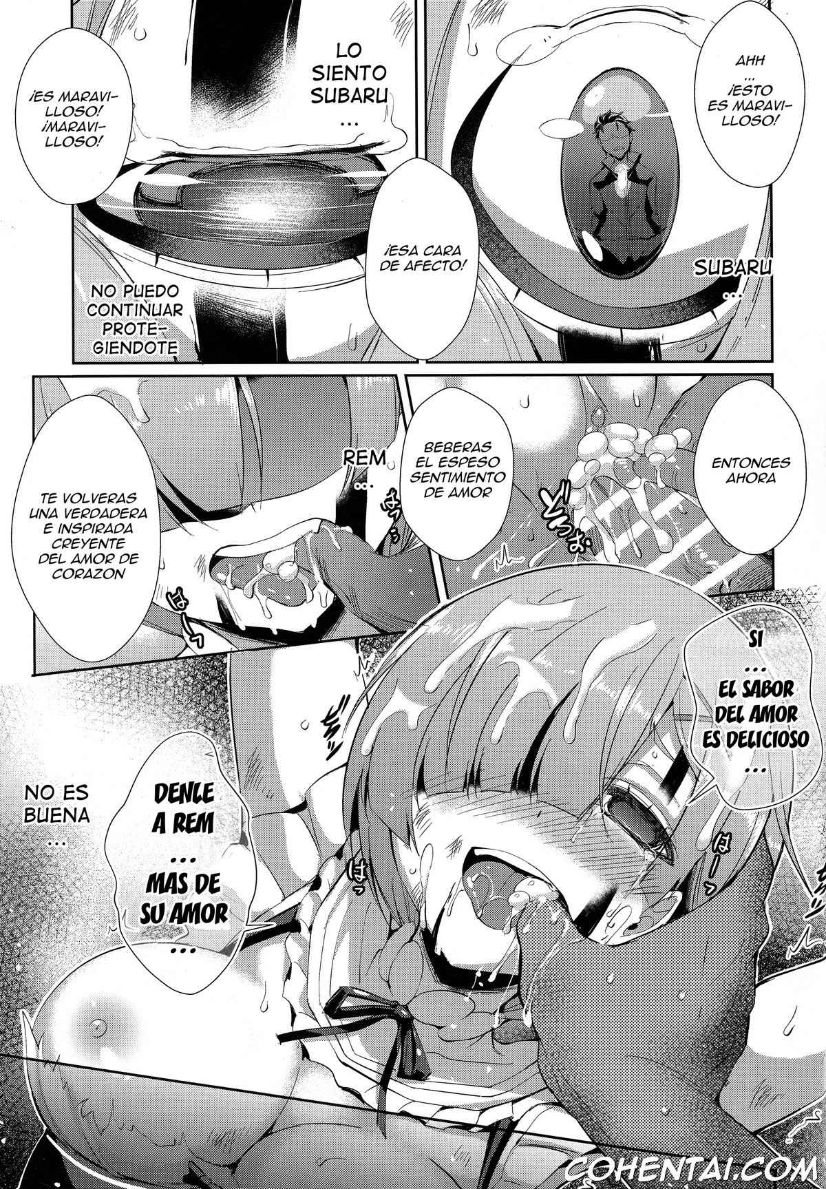 Rem Kara (Re:Zero kara Hajimeru Isekai Seikatsu) xxx comics manga porno doujin hentai español sexo 