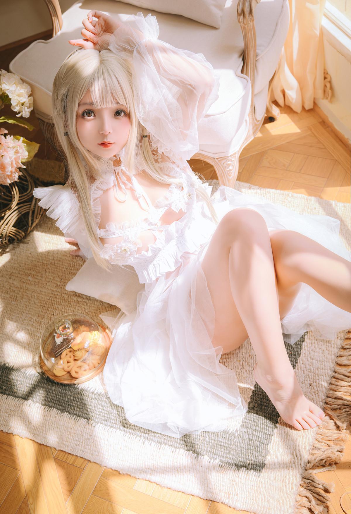 Cosplay Rinaijiao日奈娇 白纱衣 Set.01(16)