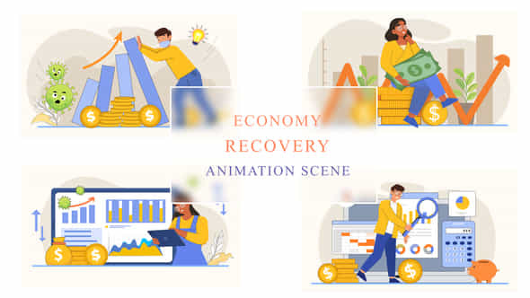 Economy Recovery Animation - VideoHive 43333766