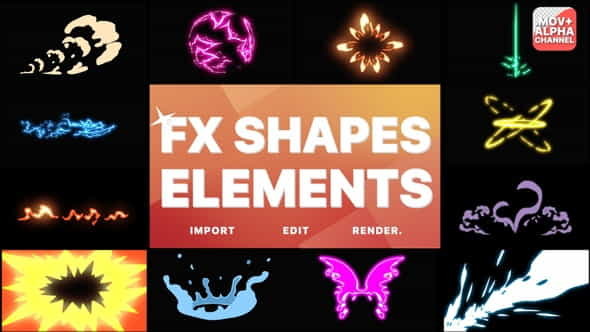 Elements Pack 10 | Motion - VideoHive 32324115