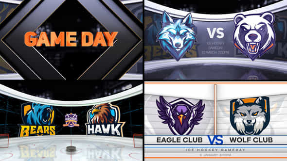 Ice Hockey Vs 2 - VideoHive 57602455
