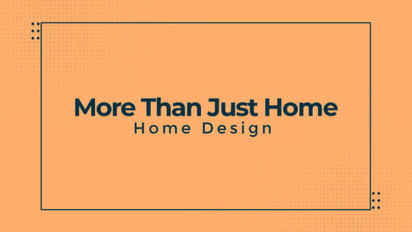 Home Design Promo - VideoHive 48149991