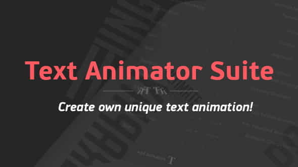 Text Animator Suite | After - VideoHive 14530455