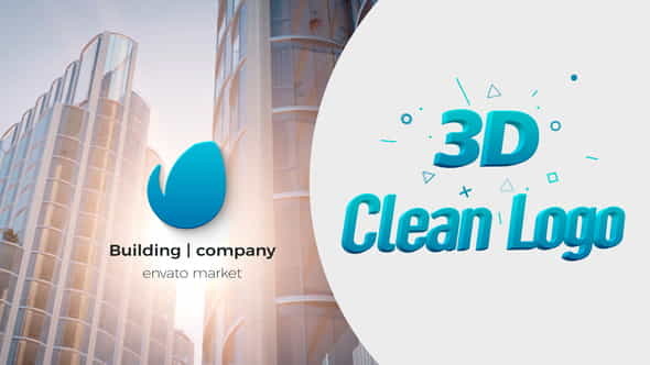 3D Clean Logo - VideoHive 22600198